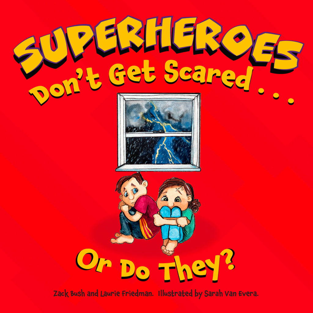 Superheroes don't get scared children's book