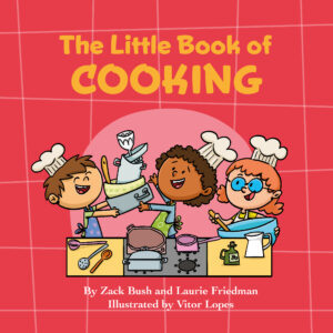 Illustration of children cooking in the kitchen