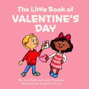 The Little Book of Valentines Day two children exchanging gifts